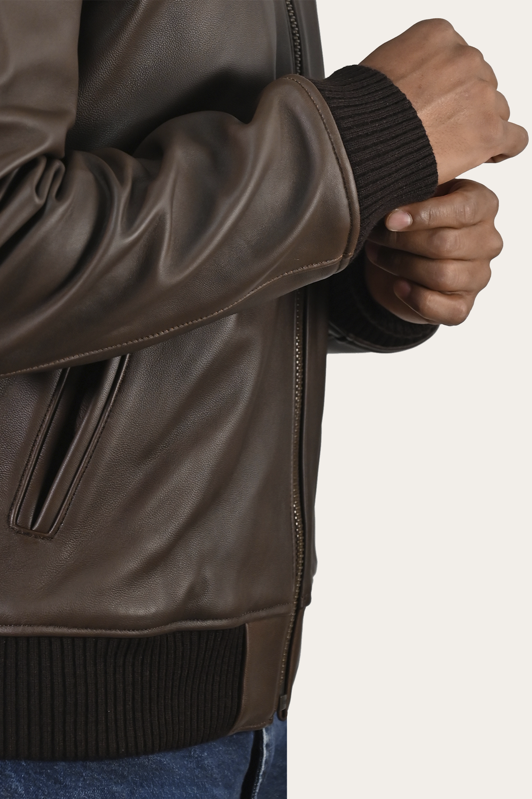 Frye Colt Bomber Jacket / Moka Tobacco