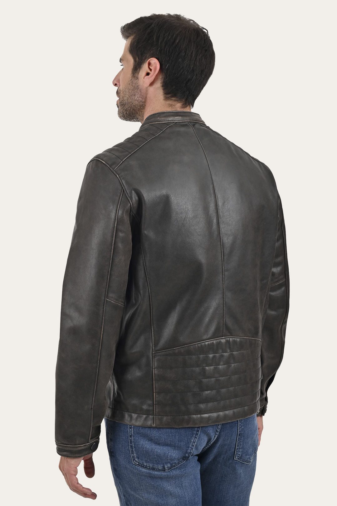 Frye Rustler Racer Jacket / Dark Brown