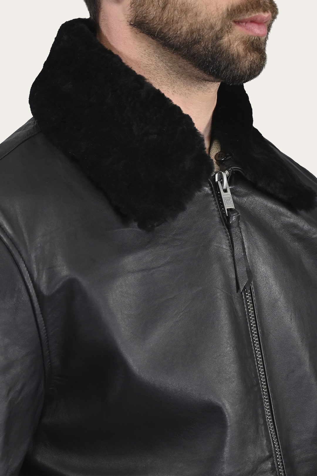 Frye Remington Trucker Jacket / Black