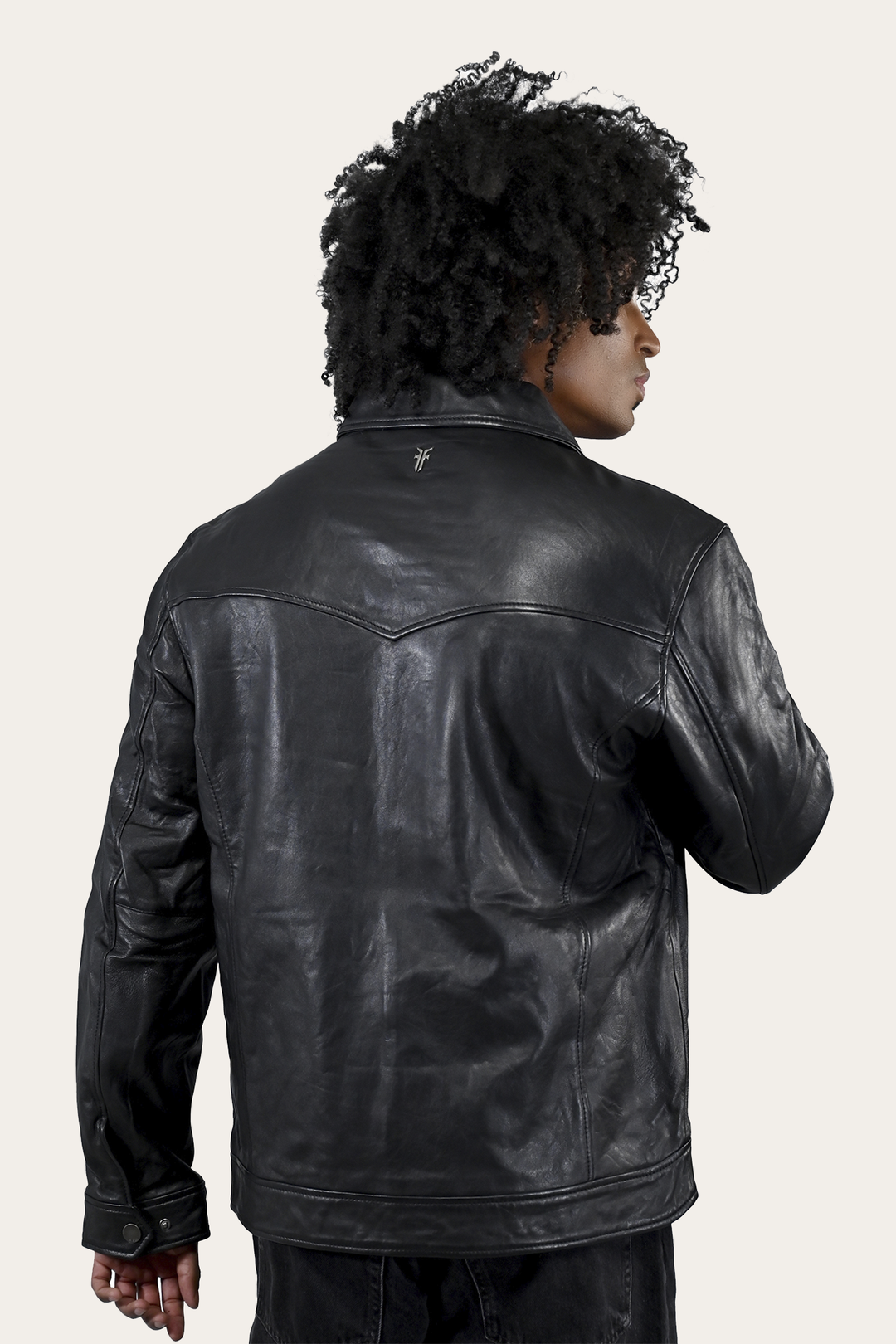 Frye Ruffian Trucker Jacket / Black