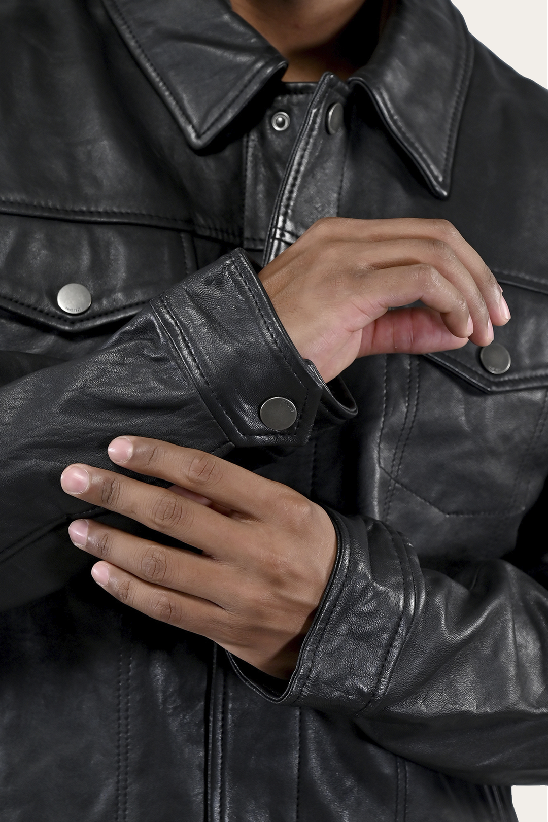 Frye Ruffian Trucker Jacket / Black