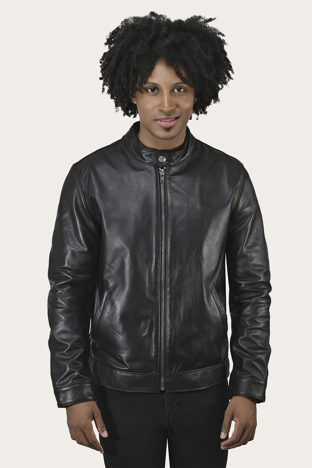 Frye Homestead Racer Jacket / Black Bright