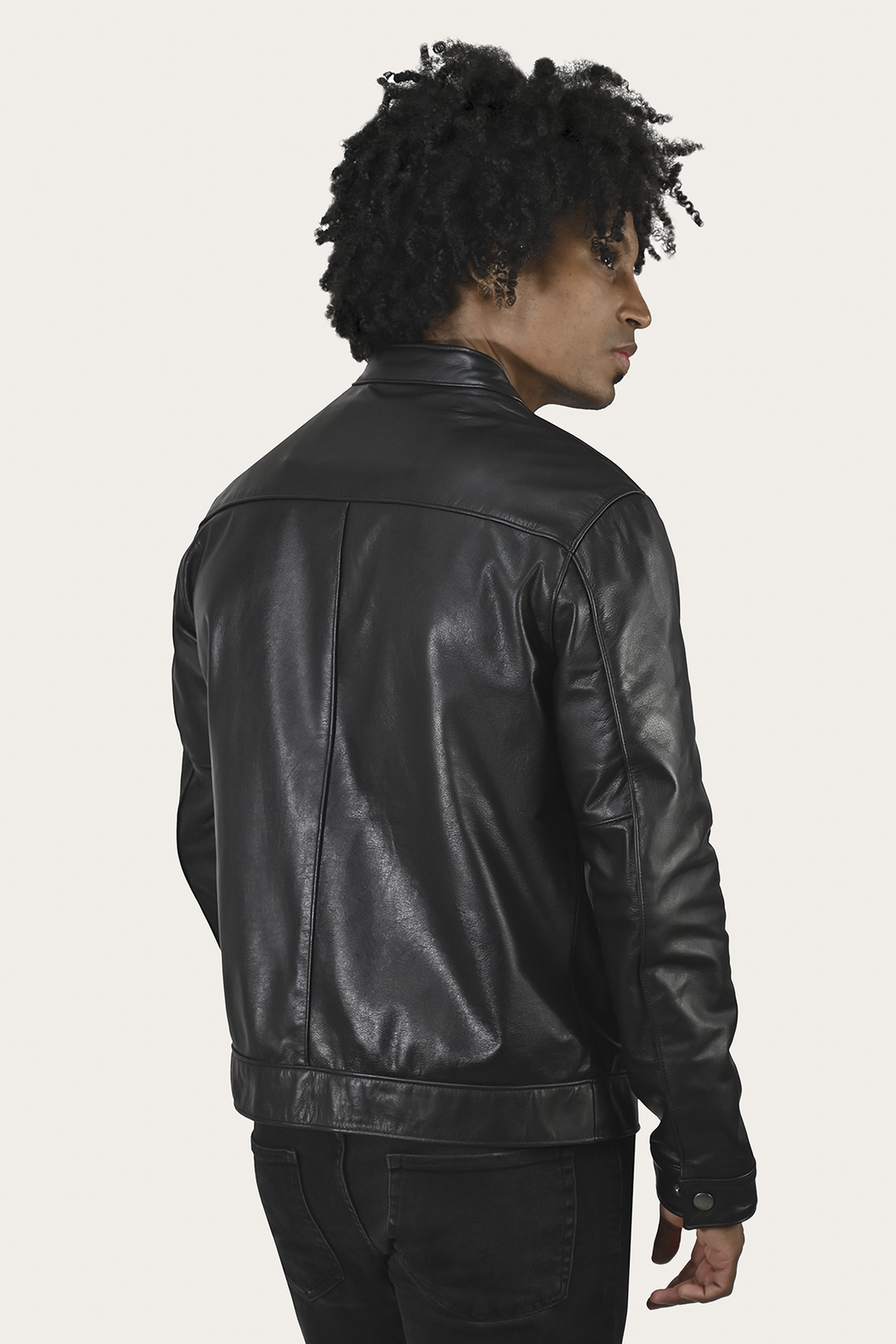 Frye Homestead Racer Jacket / Black Bright