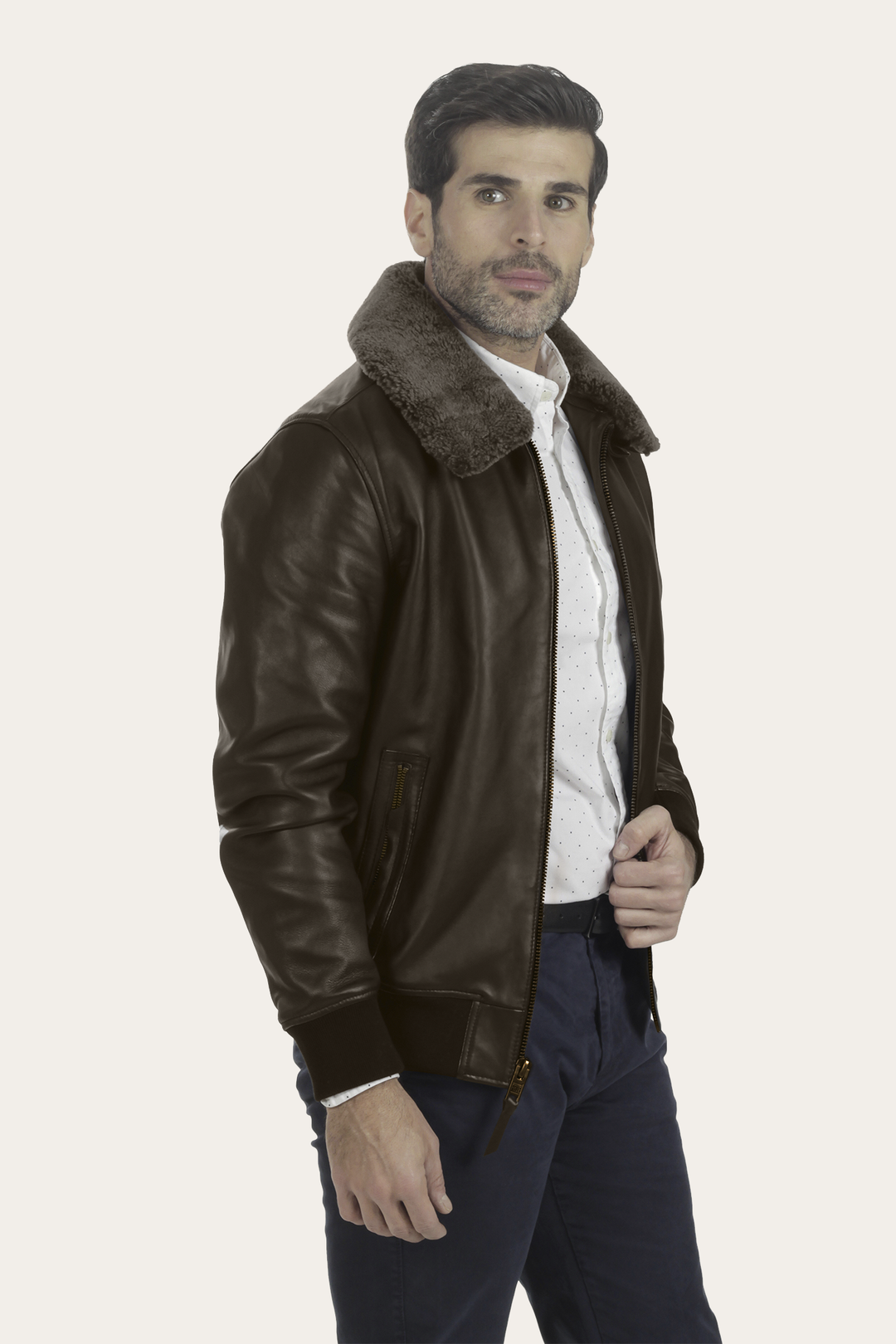 Frye Remington Trucker Jacket / Dark Brown
