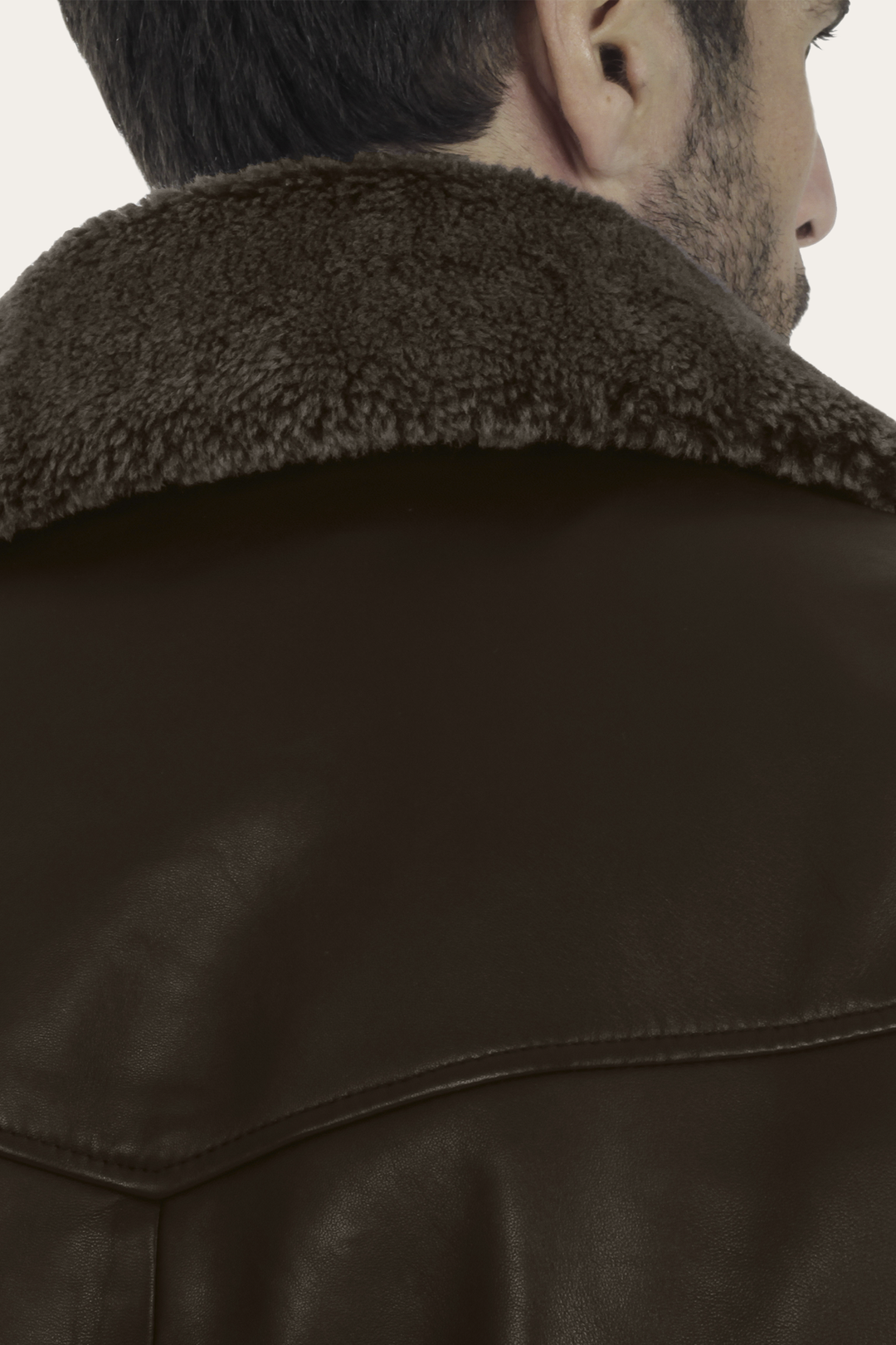Frye Remington Trucker Jacket / Dark Brown