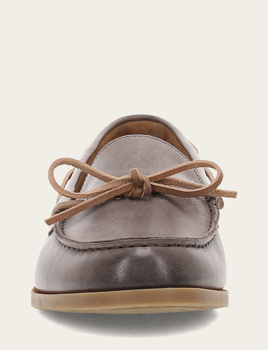 Frye Men's Steel Mason One Eye Tie Loafers / Steel