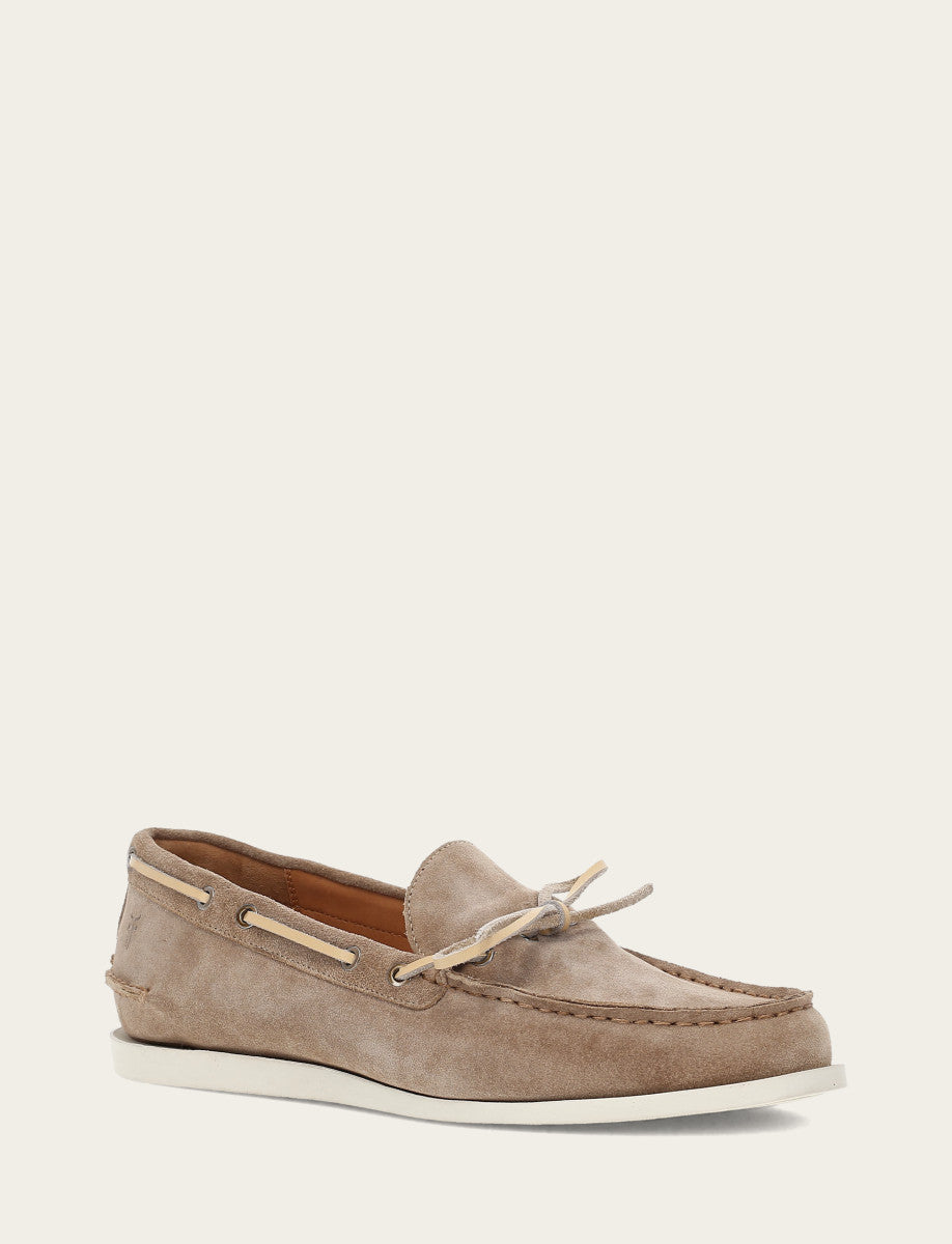 Frye Men's Mushroom Mason One Eye Tie Loafers / Mushroom