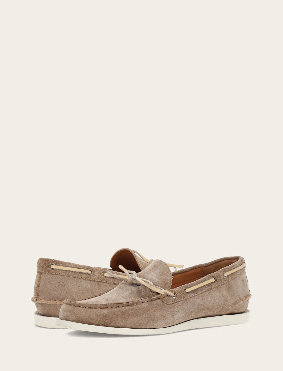 Frye Men's Mushroom Mason One Eye Tie Loafers / Mushroom
