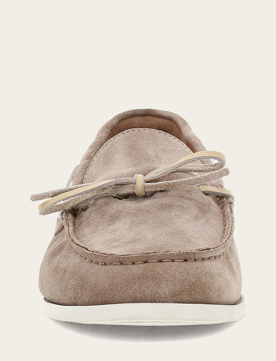 Frye Men's Mushroom Mason One Eye Tie Loafers / Mushroom