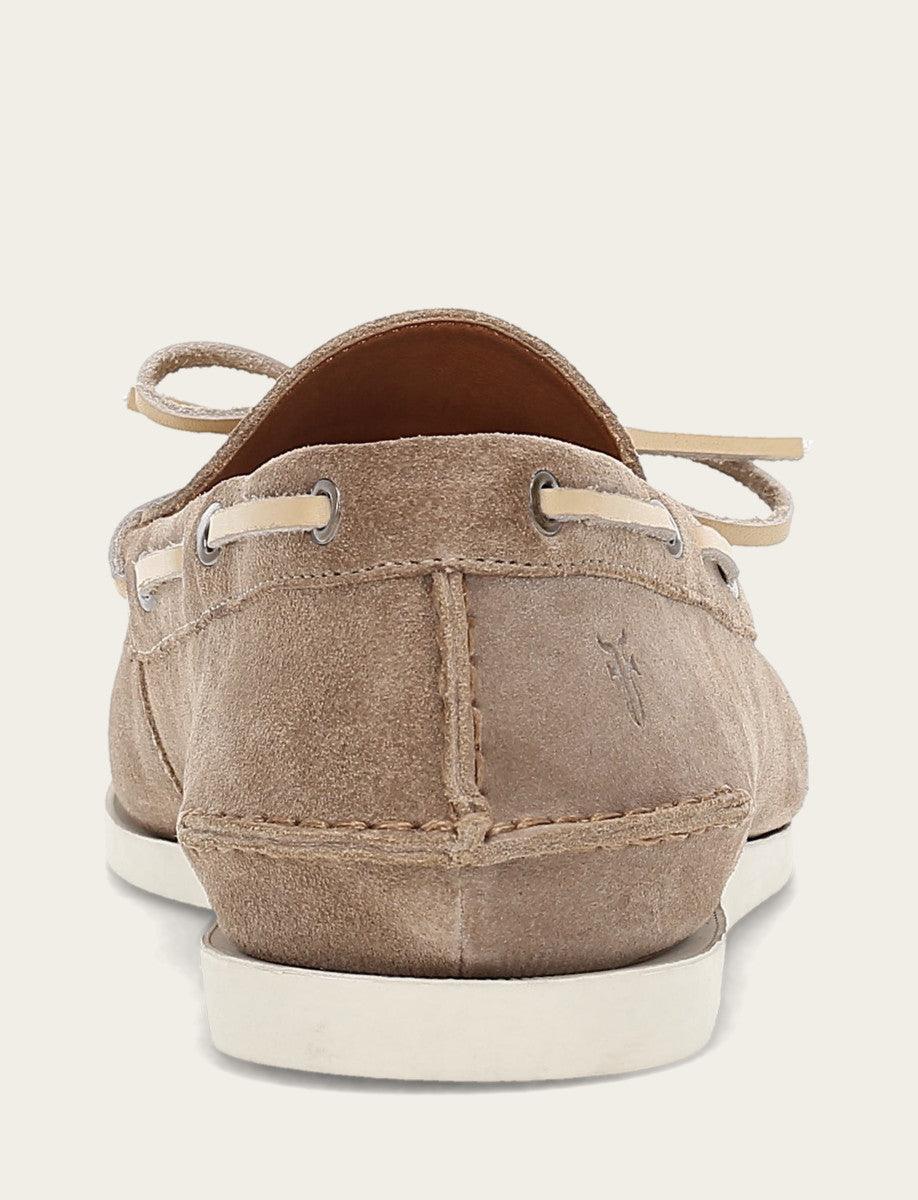 Frye Men's Mushroom Mason One Eye Tie Loafers / Mushroom