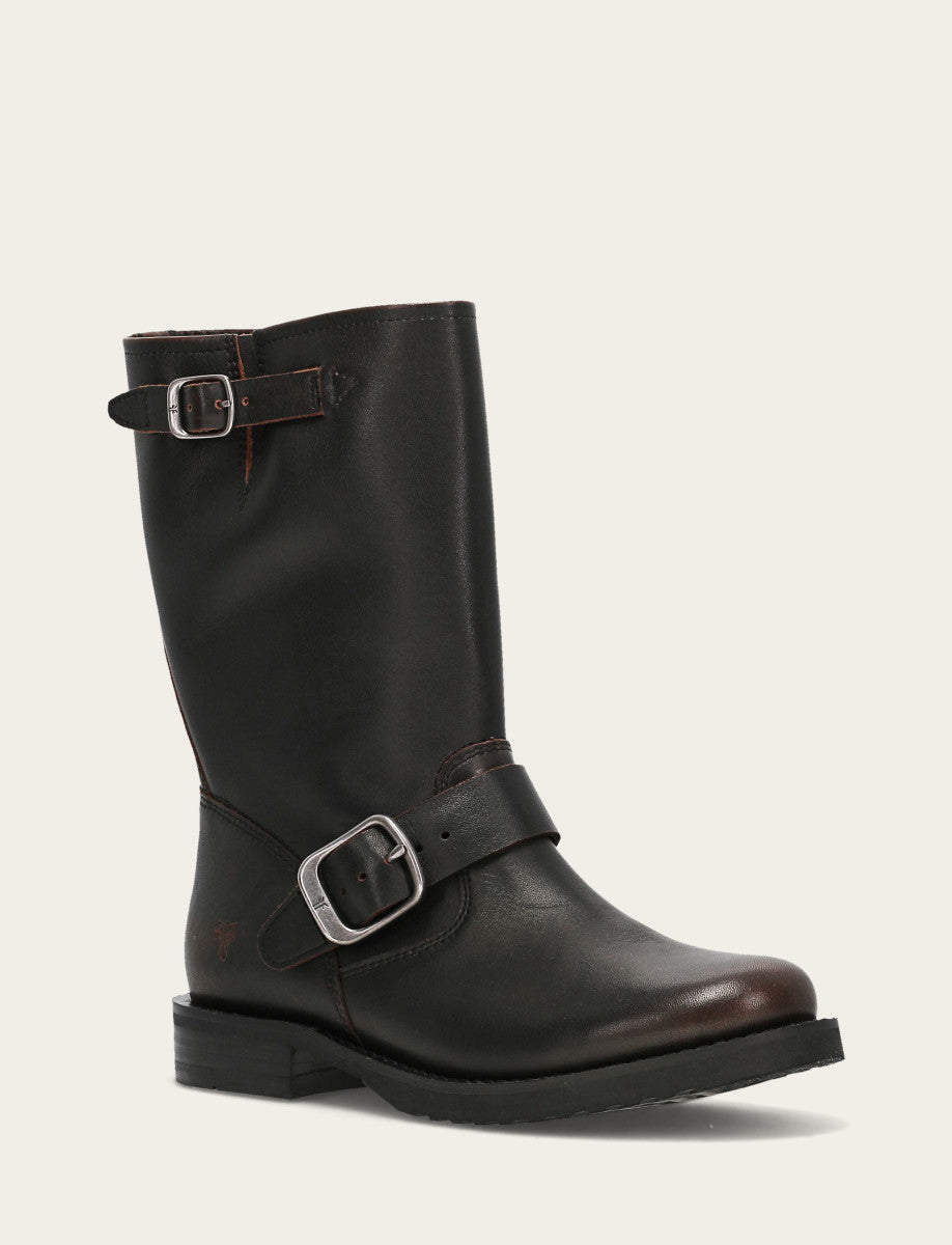 Frye Antique Brown Veronica Flex Short Boot / Antique Brown