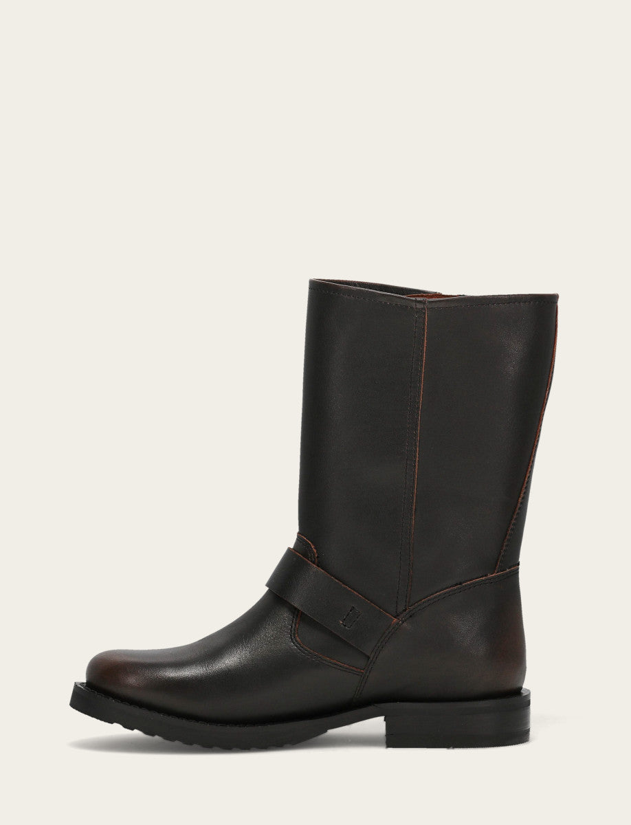 Frye Antique Brown Veronica Flex Short Boot / Antique Brown