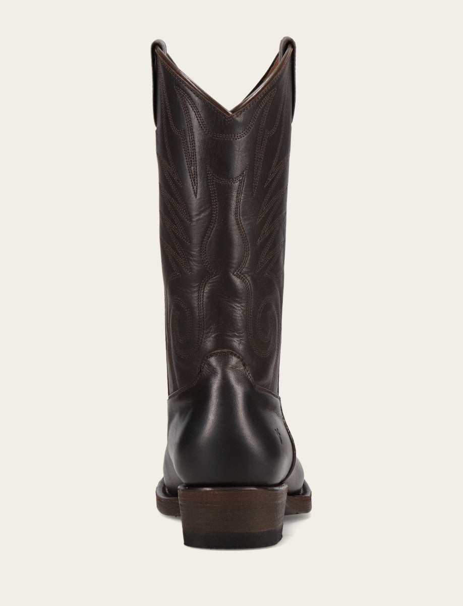 Frye Men's Chocolate Grady Vintage Stitch Western Boots / CHOCOLATE